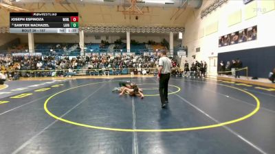 157 lbs Champ. Round 1 - Joseph Espinoza, Worland vs Sawyer Nachazel, Lander Valley