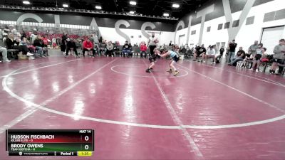 55 lbs Quarterfinals (8 Team) - Hudson Fischbach, Killer Elite vs Brody Owens, Team Gotcha