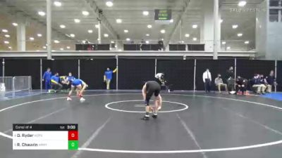 125 lbs Consi Of 4 - Dylan Ryder, Hofstra vs Ryan Chauvin, Army West Point