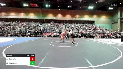 285 lbs Consi Of 32 #2 - Austin Spangler, Yukon vs Nathan Boyce, St John Bosco