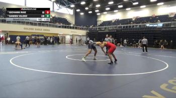 165 lbs Quarterfinal - Giovanni Ruiz, Bakersfield College vs Damien Valdez, Lemoore College