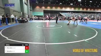 160 lbs Semifinal - Talon Worden, Unaffiliated vs True Woods, NM Beast