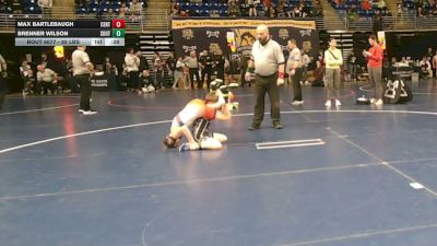 85 lbs Consy 4 - Max Bartlebaugh, Central Dauphin vs Brenner Wilson, Southwestern