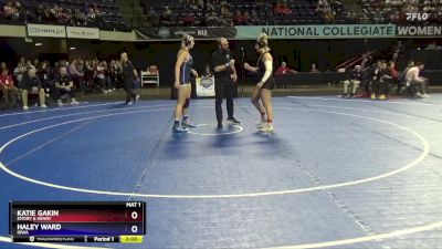 170 lbs Cons. Round 2 - Katie Gakin, Emory & Henry vs Haley Ward, Iowa