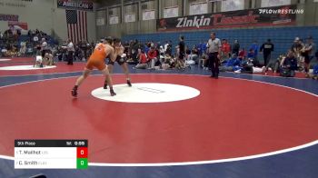 182 lbs 5th Place - Thomas Mailhot, Los Gatos vs Christian Smith, Clovis