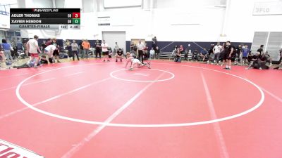 C-152 lbs Quarterfinal - Adler Thomas, OH vs Xavier Hendon, OH