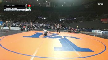 4A Boys 126 lbs Semifinal - Acen Clark, Henley Boys vs Deegan Nelson, La Grande Boys