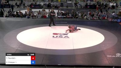 120 lbs Rnd Of 64 - Tommy Tourdot, Illinois vs Chase Creque, Tennessee