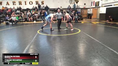 26 lbs Round 1 - Tyrone McCarthy, Waukon vs Quentin Peters, Rockford