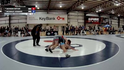 70 kg Cons. Round 2 - Jackson Butler, Bishop McCort High School Wrestling vs McKinley Robbins, Beaver Dam Wrestling Regional Training Center