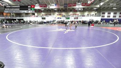 133 lbs Champ. Round 2 - Geno Cardenas, Missouri Baptist University vs Gavin Alexander, Central Methodist