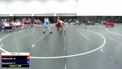 285 lbs Zander West, California Gold vs Nehemiah Schwinghammer, Minnesota Red