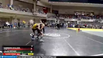 60 lbs Semis (4 Team) - Caleb Matiash, PEM (Plainview/Elgin/Millville) vs Harrison Schlagel, HLWW