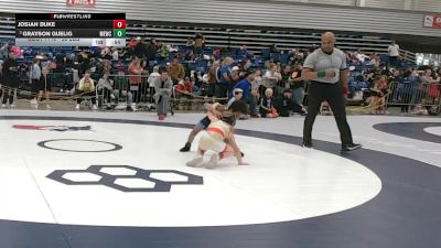 56 lbs Cons. Quarters - Josiah Duke vs Grayson Guelig, MN Elite Wrestling Club