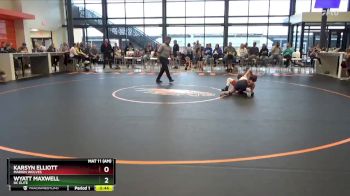 B-21 lbs Quarterfinal - Wyatt Maxwell, DC Elite vs Karsyn Elliott, Marion Wolves