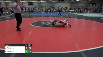 120 lbs Round 3 - Jack Parker, St. Christopher's School vs Brady Hand, Christiansburg