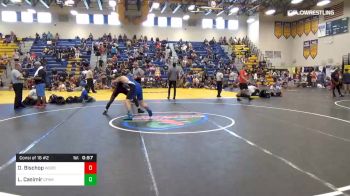 160 lbs Consi Of 16 #2 - Owen Bischop, Woodstock Wrestling vs Luther Casimir, CFWA