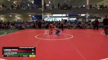 86 lbs Championship Bracket - Colton Smilek, Uniontown Lake vs Landon Vinson, Wadsworth