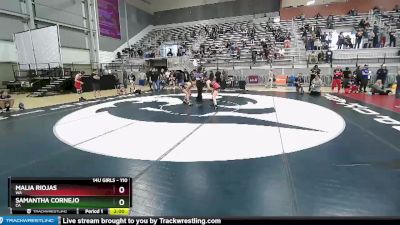 110 lbs Champ. Round 2 - Malia Riojas, WA vs Samantha Cornejo, CA