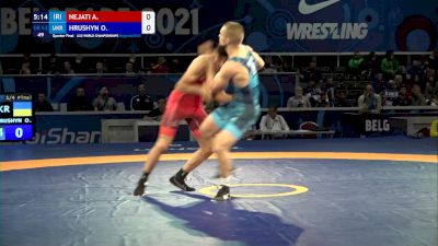 63 kg Quarterfinal - Ali Reza Nejati, Iri vs Oleksandr Hrushyn, Ukr