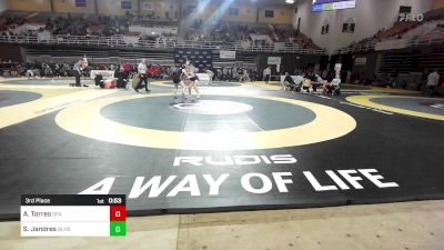 165 lbs 3rd Place - April Torres, Green Farms Academy vs Sofia Jandres, Bishop Lynch High School