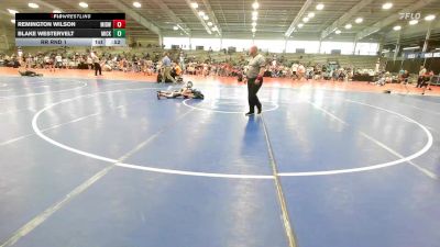 85 lbs Rr Rnd 1 - Remington Wilson, Midwest RTC vs Blake Westervelt, Micky's Minions Blue