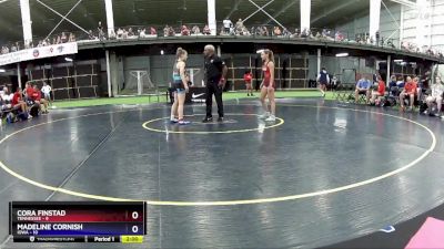 106 lbs Round 4 (6 Team) - Cora Finstad, Tennessee vs Madeline Cornish, Iowa