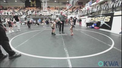 55 lbs Semifinal - Damauri Russell Jr., Midwest City Bombers Youth Wrestling Club vs Gavino Camarillo, Clinton Youth Wrestling