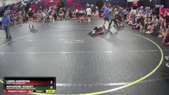 62 lbs Semifinal - Laken Anderson, Ninety Six Wrestling vs Nathanael Kanagy, Palmetto State Wrestling Acade