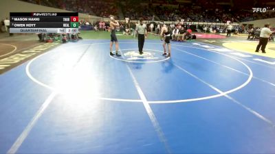 5A Boys 120 lbs Quarterfinal - Owen Hoyt, West Albany Boys vs Mason Hakki, Thurston Boys