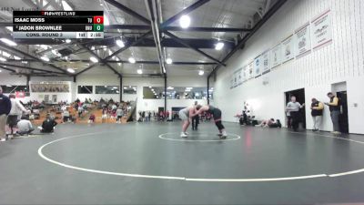 285 lbs Cons. Round 3 - Jadon Brownlee, Ohio Northern vs Isaac Moss, Trine University