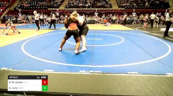 200 lbs Rr Rnd 1 - Deri'Ayna Meeks-Jones, Tulsa North Mabee Stampede vs Abagail Lacy, Dark Cloud Wrestling Club