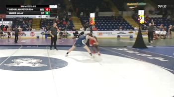 144 lbs Consi Of 8 #2 - Abdullah Peterson, North Attleborough vs James Lally, Saint John's Prep