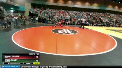 120 lbs Cons. Round 1 - Caleb Finley, Fernley vs Bhanu Ghimire, Reno