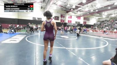 110 lbs Champ. Round 2 - Alisa Murillo, Shadow Hills vs Gwen Gutierrez, Excelsior Charter