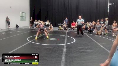 84 lbs Round 5 (8 Team) - Brayden DeJesus, Dirty Jersey vs Nicholas Rubio, Dayton Bandits