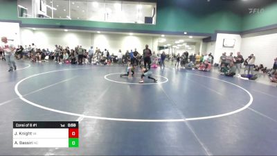 55 lbs Consi Of 8 #1 - Jedidiah Knight, VA vs Arman Bassiri, NC