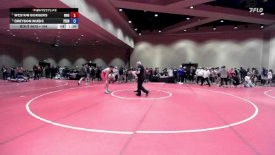 144 lbs 1st Place Match - Weston Borgers, Ohio vs Greyson Music, Pennsylvania