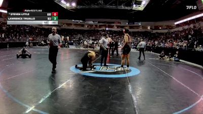 4A 285 lbs Champ. Round 1 - John Sisneros, Raton vs Jhalil Denetclaw, Gallup