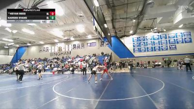 125 lbs Cons. Round 2 - Keyan Rees, Northside Wrestling Club vs Karsen Evans, Uintah Wrestling