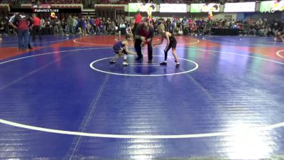 62 lbs Cons. Round 4 - Gracyn Kobilansky, Ronan Wrestling vs Marcus Sickle, Laurel Matburners