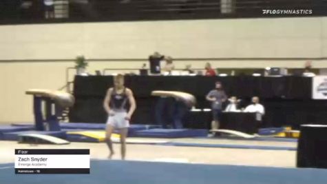 Zach Snyder - Floor, Emerge Academy - 2021 USA Gymnastics Development Program National Championships