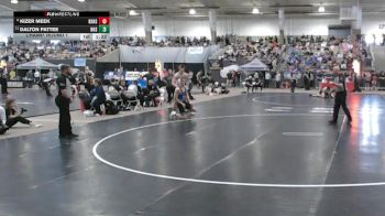 AA 165 lbs Champ. Round 1 - Dalton Pattee, Nolensville High School vs Kizer Meek, Knoxville Halls High School