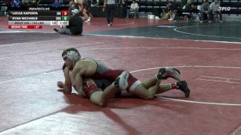 149 lbs Consi Of 8 #2 - Lucas Kapusta, Lock Haven vs Ryan Michaels, Edinboro