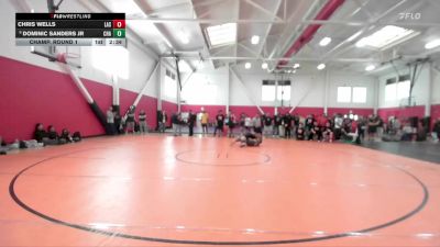 197 lbs Champ. Round 1 - Chris Wells, Lassen vs Dominic Sanders Jr, Chabot College