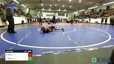 92 lbs Final - Damian Barbosa, Honey Badgers Wrestling Club vs Maxwell Drew, Team Tulsa Wrestling Club