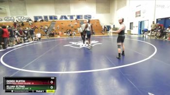 125 lbs Placement Matches (16 Team) - Derek Ruffin, Santa Rosa Junior College vs Elijah Elting, Modesto Junior College