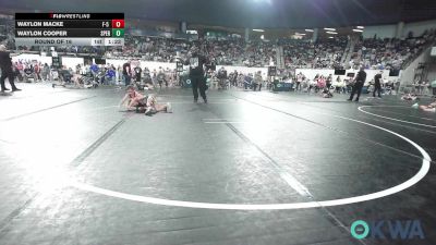 55 lbs Round Of 16 - Waylon Macke, F-5 Grappling vs Waylon Cooper, Sperry Wrestling Club