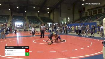 130 lbs Consolation - Cap Benson, Jefferson Wrestling Club vs Sam Lesh, Icon