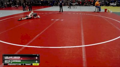 88 lbs Finals (8 Team) - Bryce Cummings, Sartell vs Leeland Gibson, Marshall/Lakeview/RTR